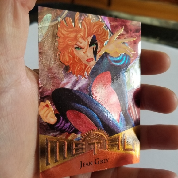 Vintage Marvel Metal trading card from 1995 Jean Grey card #6 - Picture 2 of 12